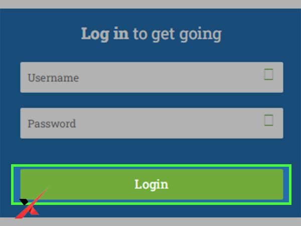 Click on the ‘Login’ button