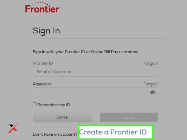 create frontier ID